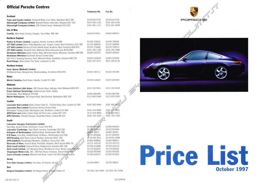 Pricelist
